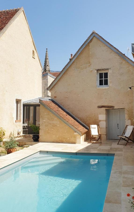 La Croix Au Maitre Hotel Coulanges-la-Vineuse Buitenkant foto